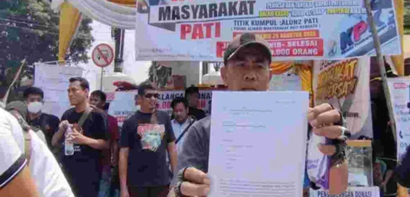 Warga Pati kini memilih jalur berbeda dalam melawan, Mereka mengirimkan 350 surat langsung ke KPK untuk pengganti Aksi Demo kepada Sudewo