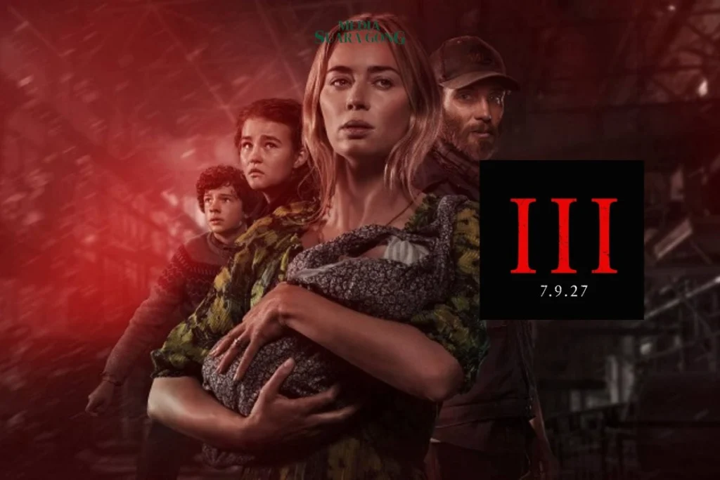 Paramount Pictures resmi mengumumkan bahwa Film A Quiet Place Part III akan tayang pada 9 Juli 2027.