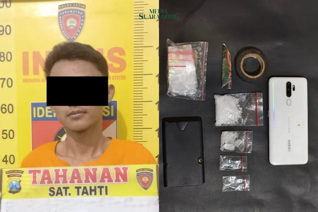 Warga Sumbermanjing Wetan Terciduk Polisi Edarkan Sabu