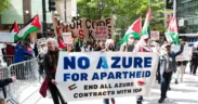 Kantor pusat Microsoft, Redmond, Washington, diserbu oleh puluhan karyawannya sendiri yang menggelar aksi protes Kontrak dengan Israel