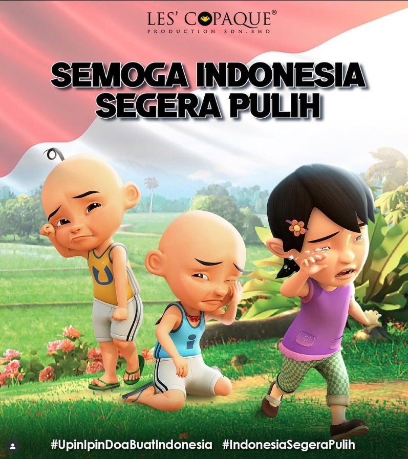 Postingan Upin-Ipin LES'COPAQUE (Instagram)