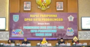 DPRD dan Wali Kota Probolinggo gelar Rapat Paripurna DPRD digelar dalam rangka memperingati Hari Jadi ke-666 Kota Probolinggo.