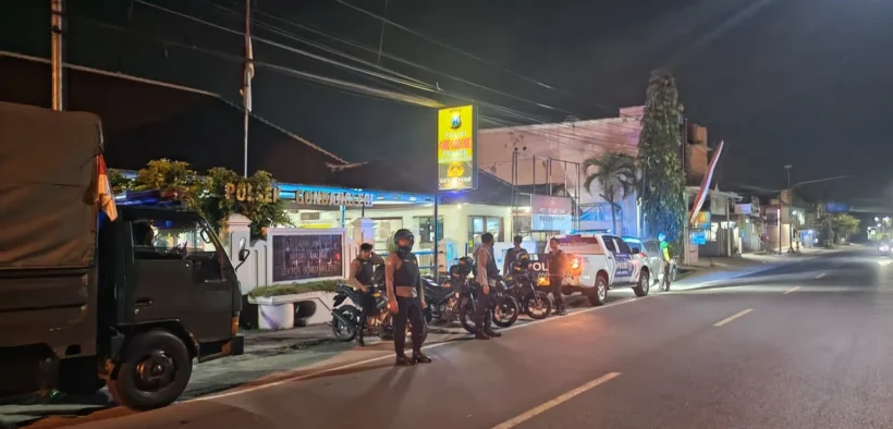 Polres Malang dan Kodim 0818 Malang-Batu menggelar patroli skala besar