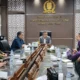Fraksi Golkar DPRD Jatim menerima kunjungan dari HIPPI dalam rangka menjalin sinergi memperkuat dukungan bagi pelaku UMKM