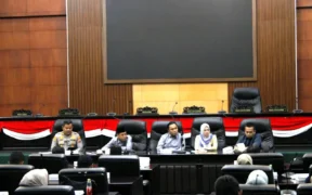 DPRD Kabupaten Jombang duduk satu meja dengan Aliansi Gerakan Aktivis Jombang Peduli (GAS-JP) yang datang membawa dua tuntutan utama