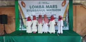 MWC NU Tegalampel Tanamkan Cinta Tanah Air Lewat Lagu Subbanul Wathon