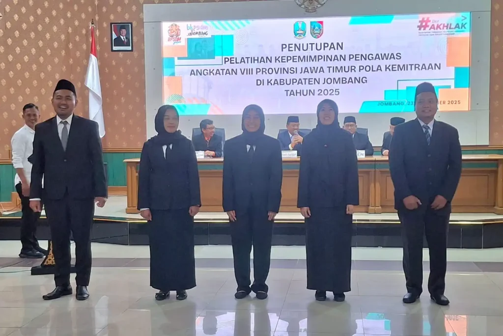 Pelatihan Kepemimpinan Pengawas (PKP) Angkatan 8 di Kabupaten Jombang akhirnya ditutup