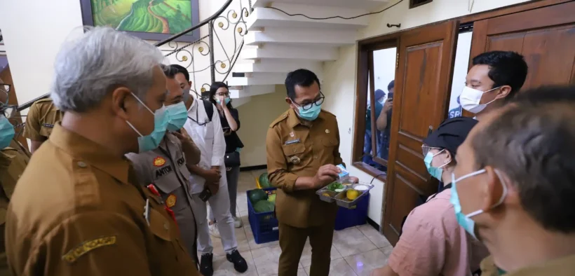 Wali Kota Batu meninjau langsung lokasi Satuan Pelayanan Pemenuhan Gizi (SPPG) Program MBG di Kota Batu, Senin (29/9/2025).