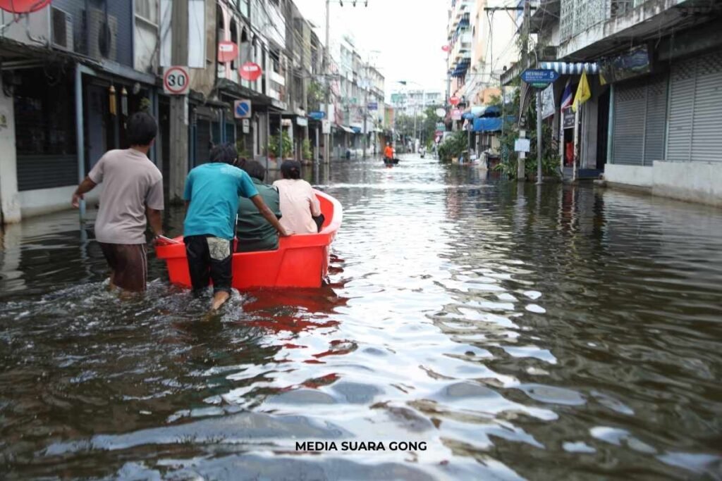 banjir Bali Denpasar genangan