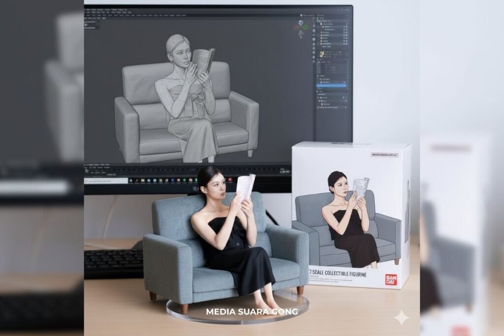 prompt gemini action figure miniatur