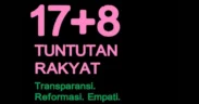 Sudah bermain-main atas demokrasi, pemerintahan melahirkan Gelombang protes rakyat dan sebuah rangkuman aspirasi “17+8 Tuntutan Rakyat”.