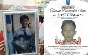 Korban Demo Beberapa Waktu Lalu, Kiri adalah andika lutfi, dan kanan adalah Affan Kurniawan.