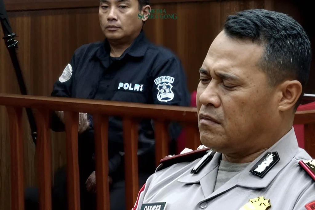 Kompol Kosmas Kaju Gae resmi diberhentikan tidak dengan hormat (PTDH) oleh Komisi Kode Etik Polri, dalam Kasus Pelindasan Ojol Affan