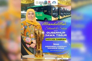 Gubernur Khofifah Raih Pemimpin Daerah Awards 2025