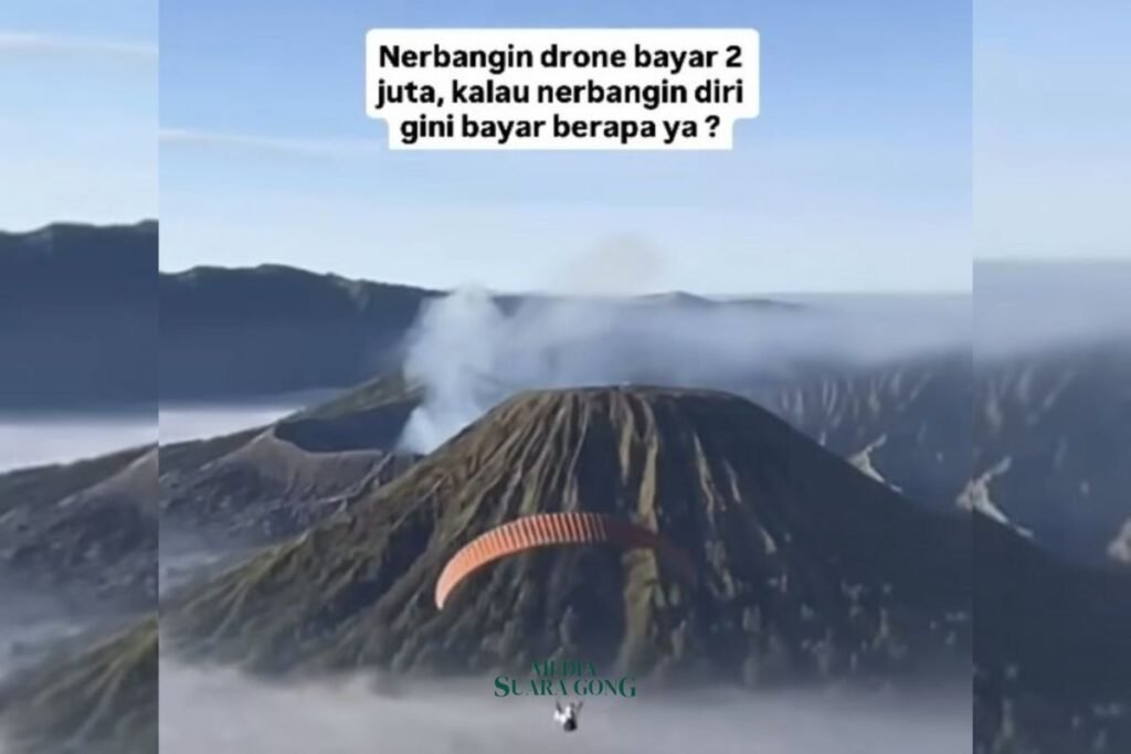 Tangkapan layar video unggahan @indonesian_mountains
