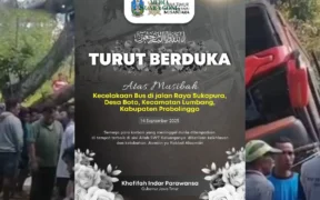 Gubernur Jawa Timur Khofifah Indar Parawansa menyampaikan belasungkawa atas tragedi Kecelakaan Bus Rombongan Nakes di Bromo