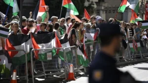 Lebih dari 100.000 Demonstran Pro-Palestina Guncang Madrid