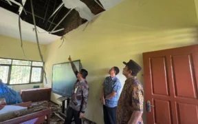 Gempa bumi yang mengguncang Kabupaten Sumenep, Jawa Timur, Selasa (30/9/2025) mengakibatkan Sekolah Rusak, Bupati Hamid prioritaskan perbaikan