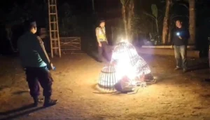 Polisi Gerebek Arena Sabung Ayam di Kalipare, Warga Kabur