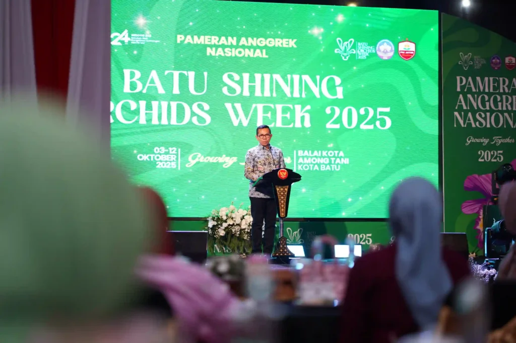 Pameran Anggrek Batu Shining Orchid Week 2025 Jadi Ikon Kota Batu