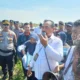 Caption Foto: Suasana tegang saat proses eksekusi lahan di Desa Laweyan, Kecamatan Sumberasih, Probolinggo. Aparat berjaga ketat di tengah sengketa lahan yang masih diperdebatkan.