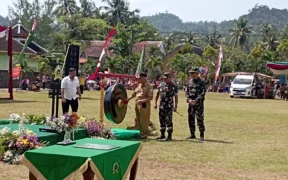 Program TNI Manunggal Membangun Desa (TMMD) Ke-126 Tahun 2025 di Kabupaten Malang resmi dimulai.