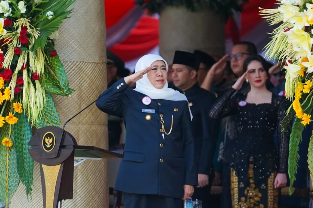 Gubernur Khofifah Ajak Warga Perkuat Semangat “JATIM BISA” di HUT ke-80