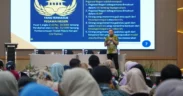 Sebanyak 190 guru se-Kota Batu mengikuti sosialisasi pencegahan korupsi di Semeru Hall, Hotel Aston Inn Batu, Rabu (15/10).