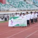 Selasa sore (14/10) Liga Santri Jawa Timur 2025 Piala Gus Bupati Jember resmi dibuka di Stadion Jember Sport Garden (JSG), Kecamatan Ajung