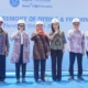 Gubernur Jawa Timur Khofifah Indar Parawansa menghadiri acara groundbreaking pembangunan Unit Dyeing and Finishing Factory PT Coats Rejo Indonesia di Pleret, Kabupaten Pasuruan, Rabu (15/10/2025).