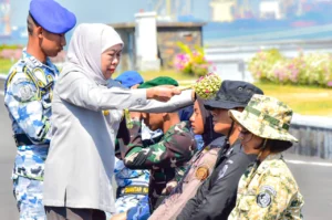 Khofifah Hadiri Pembaretan SMA Negeri Taruna se-Jatim