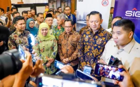 3 menteri bersama Gubernur Khofifah Percepat Program Rumah Layak atau KUR Perumahan dan FLPP di Surabaya, Kamis (16/10/2025).