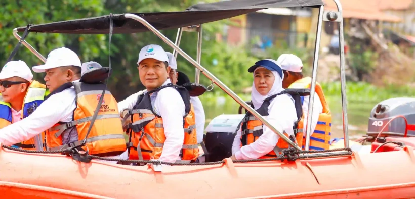 Gubernur Jawa Timur Khofifah peringati Hari Jadi ke-80 Provinsi Jawa Timur, World Clean Up Day 2025 sekaligus HUT Korps Marinir.