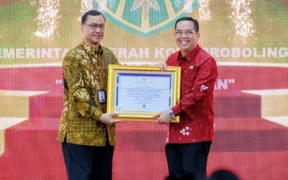 Pemkot Probolinggo mendapat peringkat ke-17 dengan predikat AA (sangat memuaskan) pada 2024 Pengawasan Kearsipan.