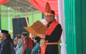 Pemerintah Kota Probolinggo menggelar upacara Peringatan Hari Sumpah Pemuda (HSP) ke-97 dan Hari Olahraga Nasional (Haornas) ke-42 Tahun 2025