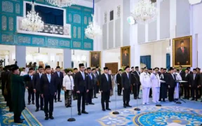 Presiden Prabowo Lantik Dua Wakil Menteri dan Dua Asisten Khusus di Istana Negara