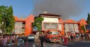 kebakaran Pasar Wonogiri besar
