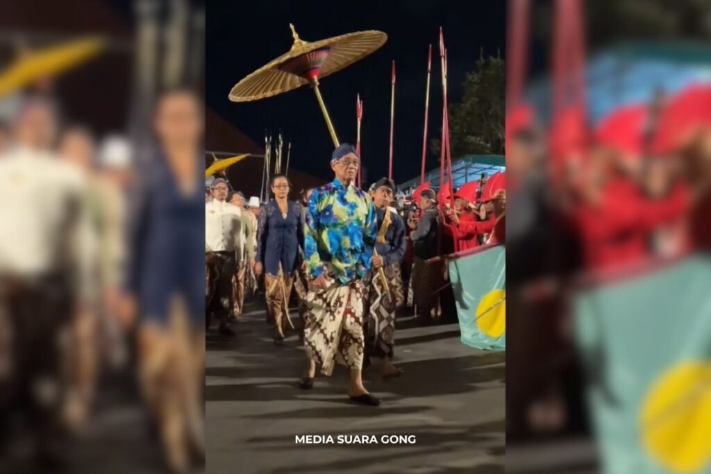 rombongan AHY salip mobil