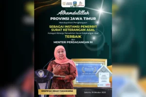 Pemprov Jatim Raih IPSKA Award 2025, Bukti Layanan Ekspor Cepat