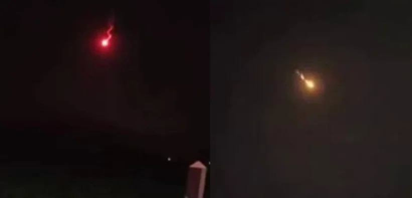 Fenomena bola api terang layaknya meteor melintas di langit Cirebon dan Kuningan, Jawa Barat, pada Minggu (5/10/2025).