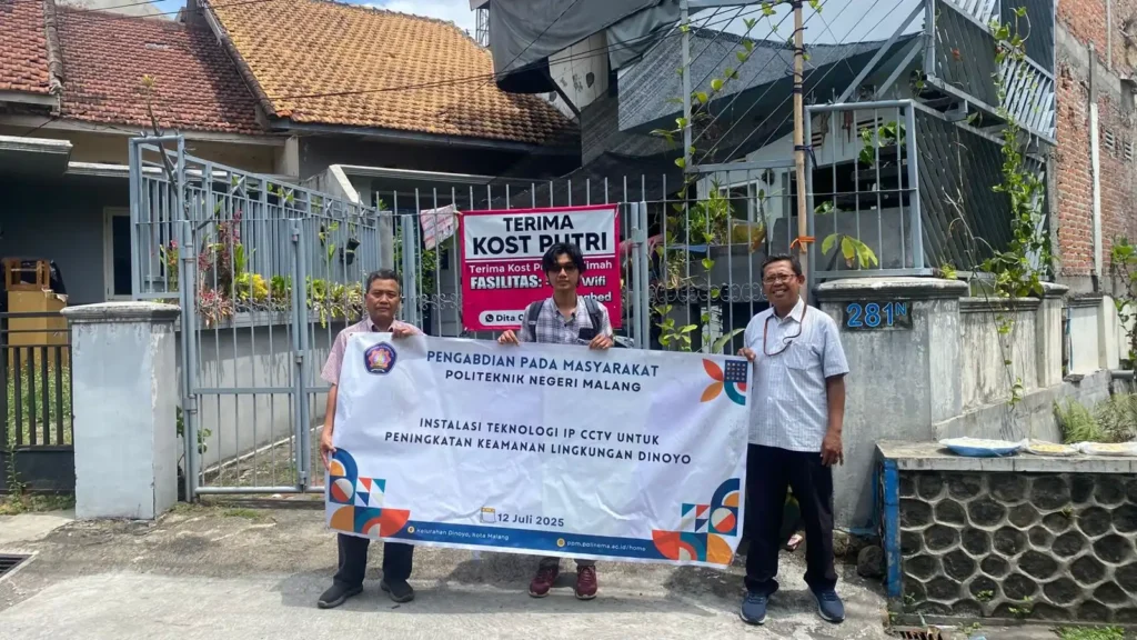 IP-CCTV Tingkatkan Keamanan Lingkungan di Merjosari