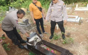 Polisi Selidiki Kasus pembongkaran Makam di bantur oleh OTK