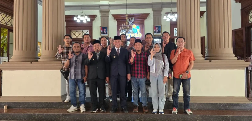 Bupati Abdul Hamid Wahid Ajak Persatuan Wartawan Indonesia (PWI) Bondowoso Sebarkan Semangat Optimisme dan Kreativitas