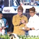 Wali Kota Batu, Nurochman dan Menteri Pariwisata dan Ekonomi Kreatif RI, Teuku Riefky Harsya saat  Opening Ceremony Indonesia Creative Cities Festival (ICCF) 2025