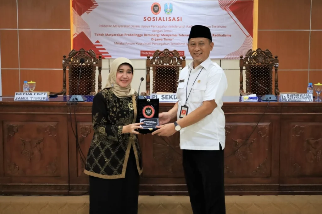 Sosialisasi Pencegahan Intoleransi, Radikalisme, dan Terorisme yang digelar oleh FKPT Jawa Timur di Puri Manggala Bhakti Kota Probolinggo