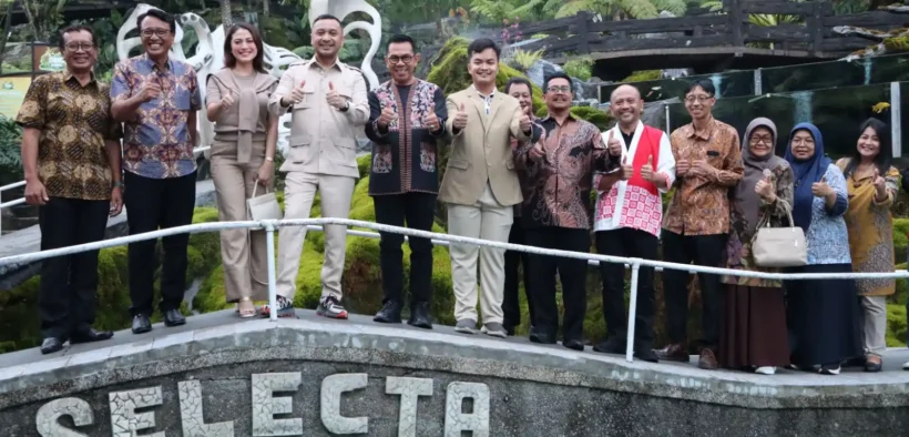 Wamen Kebudayaan RI, Giring Ganesha meresmikan Taman Rekreasi Selecta sebagai Living Museum, Sabtu (8/11/2025).