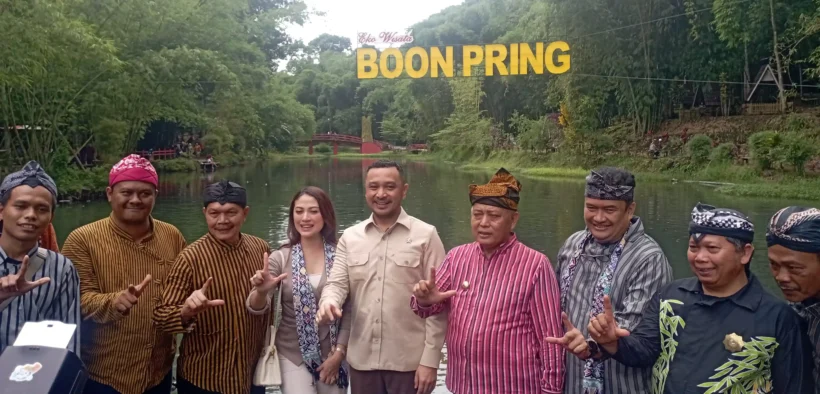 Boon Pring Turen resmi ditetapkan sebagai Living Museum oleh Wamenbud Giring Ganesha, jadi pusat edukasi bambu dan pelestarian budaya Malang