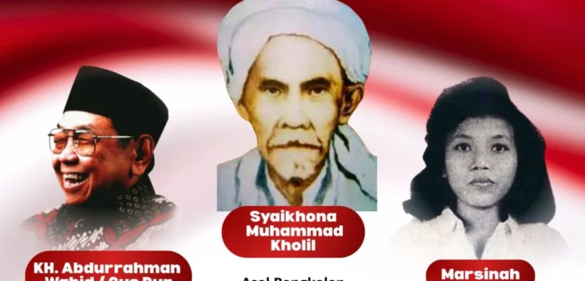 3 Tokoh dari Jawa Timur : KH Abdurrahman Wahid (Gus Dur), Syaikhona Muhammad Kholil Bangkalan, dan Marsinah resmi jadi Pahlawan Nasional.