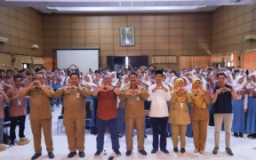 Ratusan Pengurus OSIS SMA Sederajat di Jember Bertekad Perangi Pernikahan Dini dan Stunting