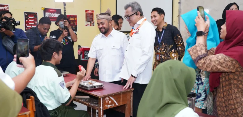 Ombudsman RI meninjau Program Makan Bergizi Gratis di Kota Batu, Wakil Wali Kota Heli Suyanto pastikan seluruh dapur memenuhi standar